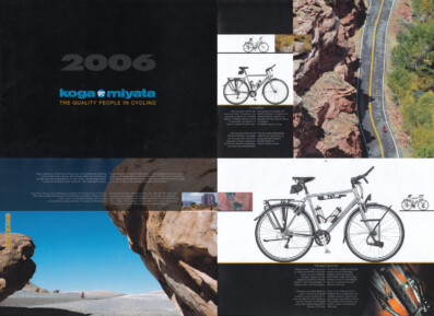 American Southwest photos from Paul Jeurissen appear in the 2006 Koga bicycles catalogue