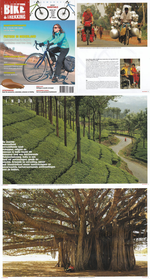 Paul Jeurissen's India cycling pictures appear in Bike and Trekking.