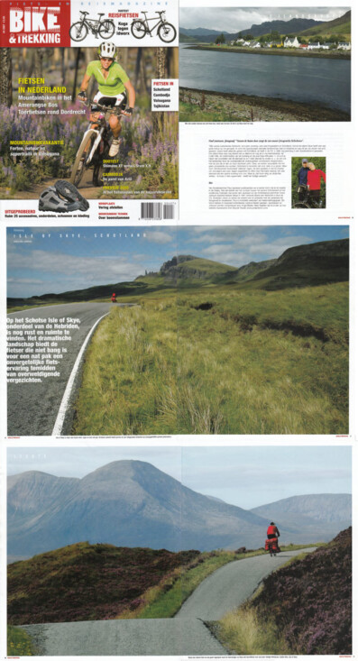 Paul's Scotland cycling photos are published in Bike and Trekking magazine