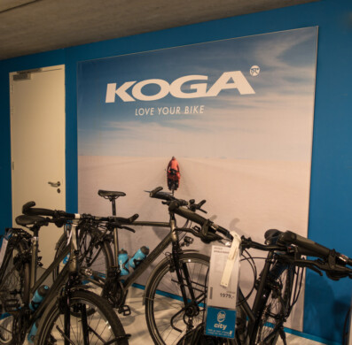 Salar fiets foto voor Koga bicycles.